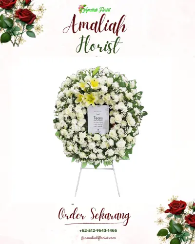 Krans Bunga Duka Cita di Cimincrang